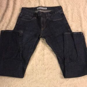 Express men’s dark wash jeans